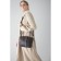 Cross-Bodi bag, lightning department, external pocket, brown color