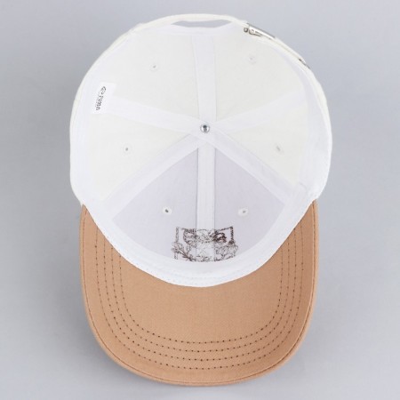 Women's cap Wildflower, white color, rr 56-5