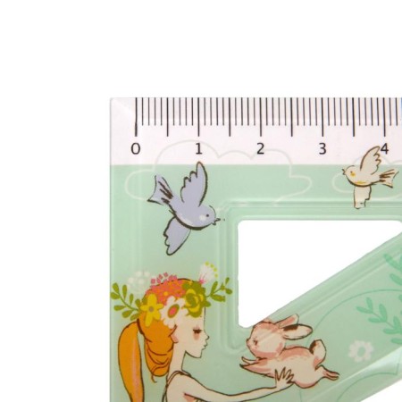 Happygraphix triangle "Girl and Rabbit", 30 degrees-2