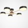 Light 35434/5 LED 120W 3000-6000k black-gold 64x78x13.5 cm Bayerlux
