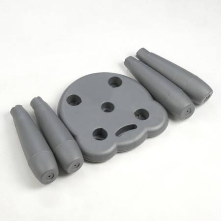 Children's stool "Bear", Gray-4