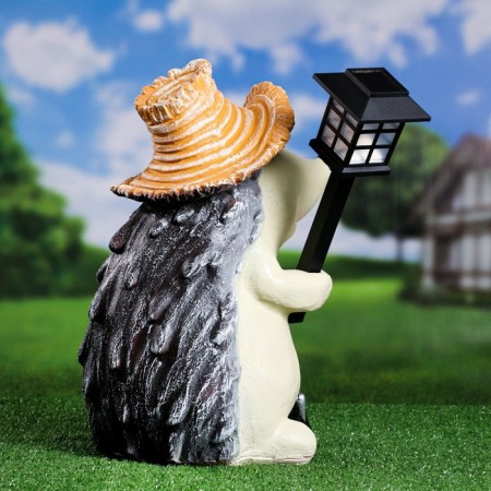 Garden Lanter "Hedgehog with a Lantern" 43cm-6