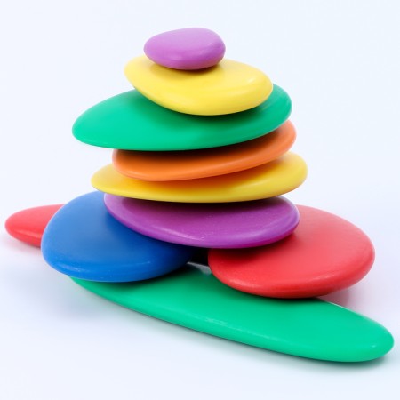 Developing set "pebbles", 24 × 19.5 × 6 cm, 36 pebbles + a book with tasks-1