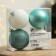 New Year's Christmas Balls “Ceaters and Cozy!”, For New Year, plastic, d = 6, 4 pcs., Blue and white color