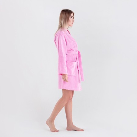 Tainted female robe, "best mom in the world" size 50-52, pink-4