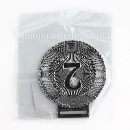Prize medal 197, 2nd place, d = 5 cm, silver-4