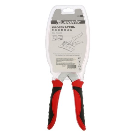 Rocking (hole punch) for the skin and cardboard Matrix 18361, D = 2.5-5 mm, two-component handles-3