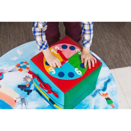 Bizikubik Developing Tactile "Cup", 30 × 30 cm, according to the Montessori method-5