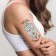 Tattoo on the body color "Your amulet - totem wolf" 10.5x6 cm