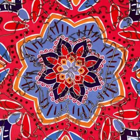 Figure puzzle "Mandala", a series "Funny toys"-4