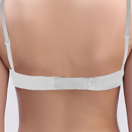 Backfill clip for a bra, 3 rows 2 hooks, 3.2 × 10.5 cm, 3 pcs, white/beige color/black-8