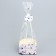 Gift package with a box, packaging, "flowers", 12 x 12 x 40 cm