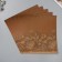 Scrapbooking paper bilateral craft "Cocoa and flowers" density 180 grams set 5 pcs 30.5x32 cm
