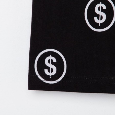 Pajama men's kaftan "money" R.54, black-8