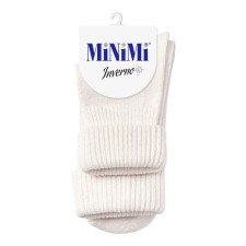 Women's socks mini inverno, single size, Avorio color