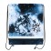 A bag for shoes 440 x 365 mm, erichkrause, density 300D, with a reflective strip, Timber Wolf