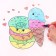 Colored pencils, 12 colors, trihedral, Minnie Mouse and Unicorn