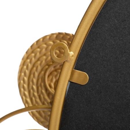 Decor Wall metal with a mirror "Style" blue-gold 59.7x98.4x6.4 cm-4