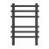 Electric towel "Dvin" N Plaza Neo, 600x400 mm, dimmer, black matte