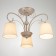 Chandelier 2150/3 E27 40W white with a golden patina 47x47x35 cm Bayerlux