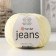 Jeans yarn 55% cotton, 45% acrylic 160m/50g (86 lemon)