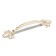 PC175WW/GP handle handle, m/o 96 mm, white with gold