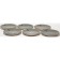 Elrington plates “Airgraph. Light graphite ", 19 cm, 6 pcs