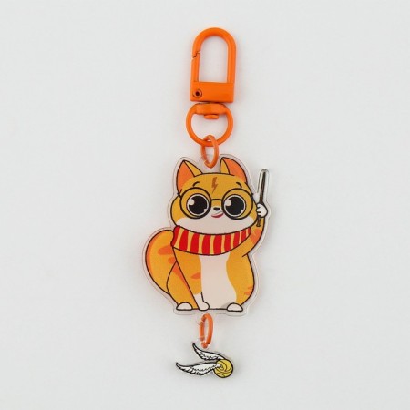 Key keychain children's "Magic Cat", 3.5 x 10 cm-3