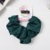 Hair elastic band "Orbit" color, 13 cm, green