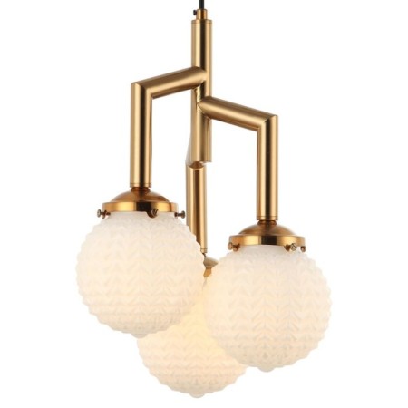 Suspendor Grozde 3xe27 40W, size 35x35x48.5-150 cm, bronze color-1