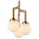 Suspendor Grozde 3xe27 40W, size 35x35x48.5-150 cm, bronze color