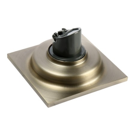 Zein gap, 100x100 mm, vertical, d = 32 mm, stainless steel, antique bronze-4