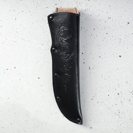 Knife cover, under the blade 21 cm, skin