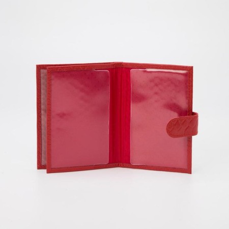 The covers on the button, for auto documents and passports, red color-3