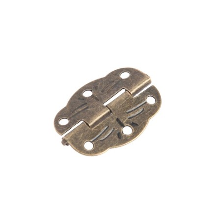Iron loop, 30x22x0.3 mm, bronze color, 100 pcs