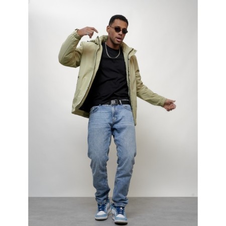 Male spring jacket, size 54, color light green-2
