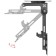 Crasset UNITEKI LCD3110CB ceiling, underground for a TV or monitor, diagonal