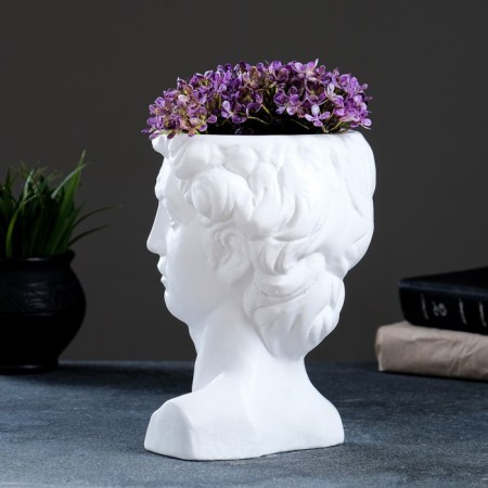 Kashpo - Organizer "David" White, 1.25l/ 21x15x16cm-3