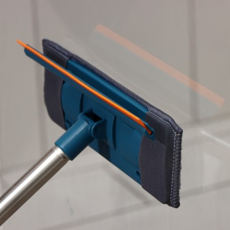 Workshop with a steel component handle Raccoon "Pockets", a microfiber nozzle, 24.5 × 8 × 86 cm-4