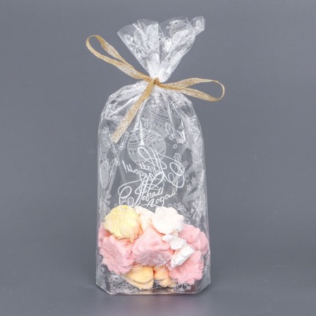 Package Packy BOPP, with a bottom fold, "New Year's balls" 15*30 cm-1