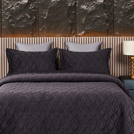 Sofi de Marko “Nobilis” bedspread, size 240x260 cm, color anthracite-7