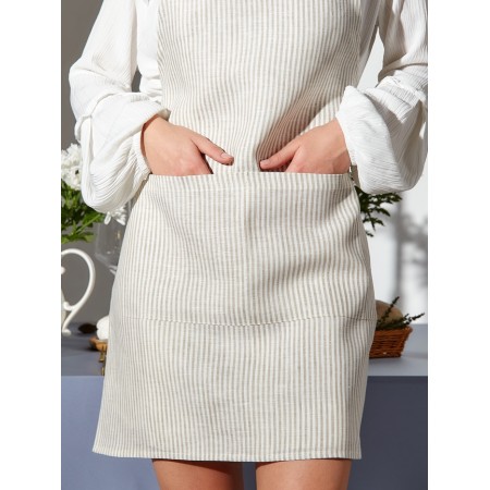 Apron Ethel "StraightForward" 60x70 cm, flax 100%, 180 g/m2-3