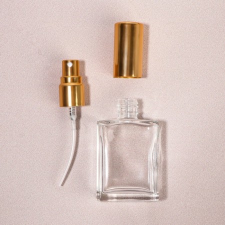 Perfume bottle, with a spray, 15 ml, golden color-6