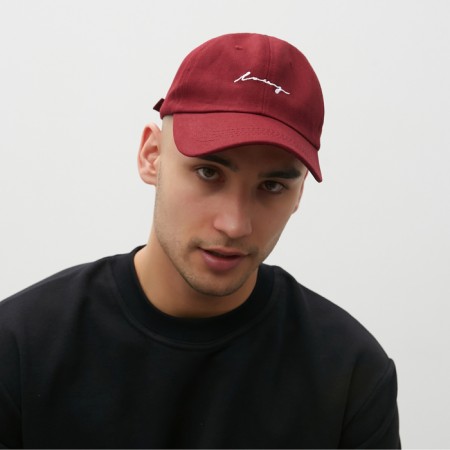 Baseball cap with MINAKU inscriptions color red, size 54-56-1
