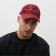 Baseball cap with MINAKU inscriptions color red, size 54-56
