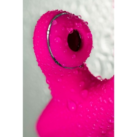 Vibroostimulator 3 in 1 Jos Tripling, 21 cm, silicone, pink color-4