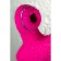Vibroostimulator 3 in 1 Jos Tripling, 21 cm, silicone, pink color