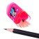 Sharpen with an eraser, plastic, Minnie Mouse and unicorn