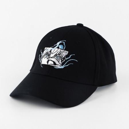 Male cap "anime", black color, rr 56-1