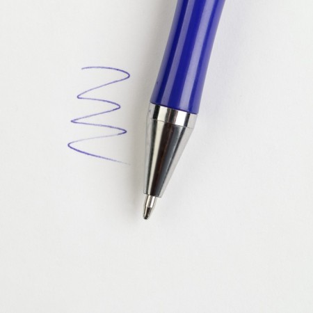 Handle Blue Blue Paste "Cool Man", plastic, with a star on the backing substrate-5